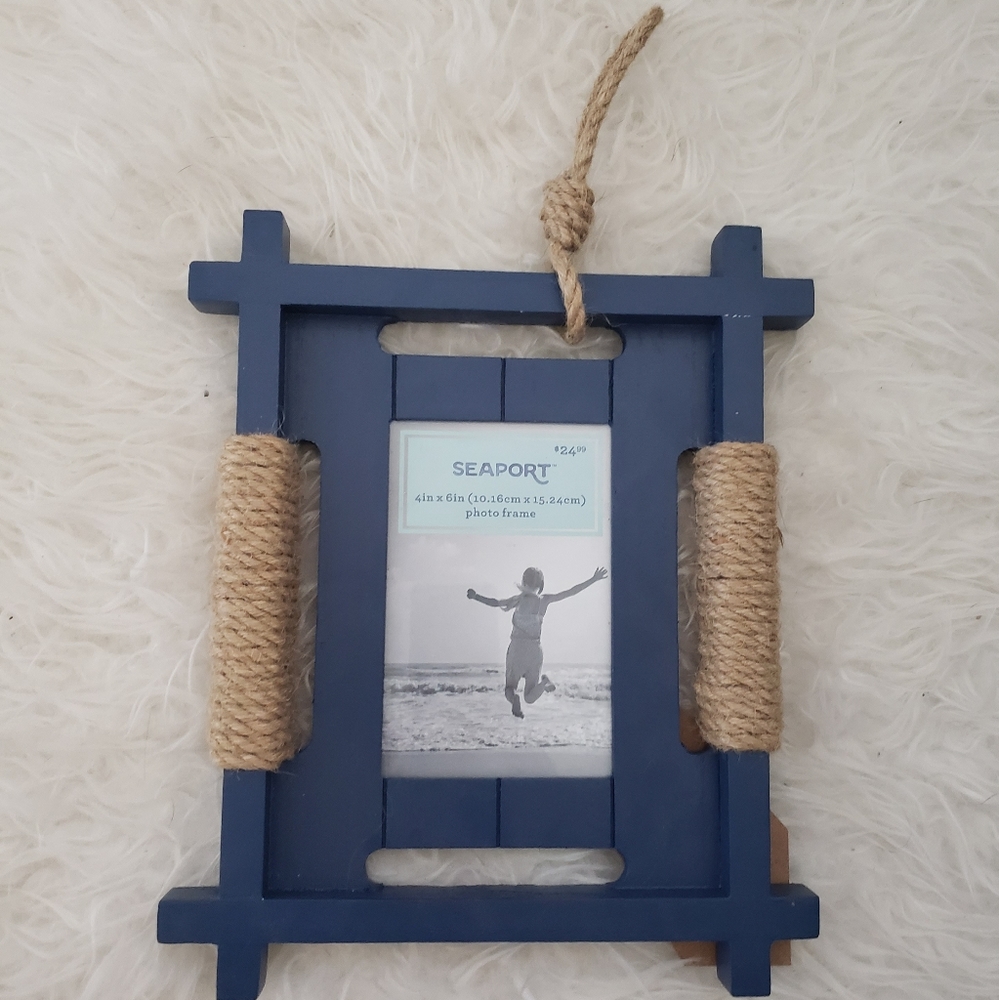 Seaport Beach Picture Frame NWOT